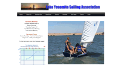 Desktop Screenshot of lakeyosemitesailing.org