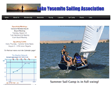 Tablet Screenshot of lakeyosemitesailing.org